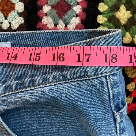 Vintage Gasoline Jeans 36" Y2K Straight Leg Dad 2000s 90s Embroidered Logo - Picture 7 of 10